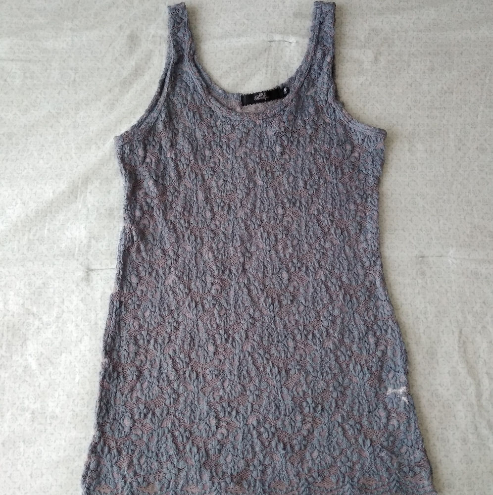BKE Boutique Sleeveless Lace Top